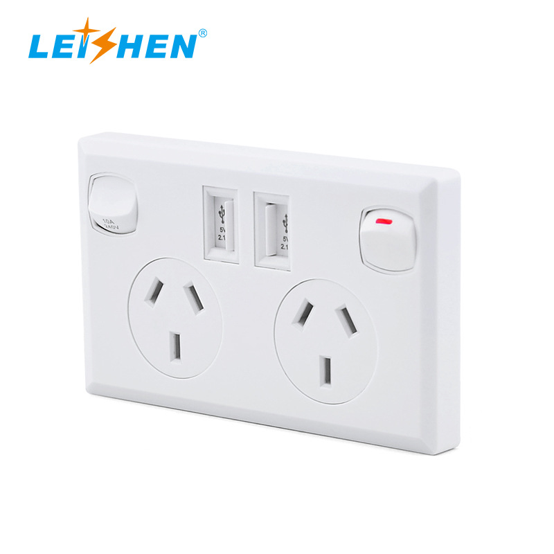 墙壁开关插座插座面板 澳式插座