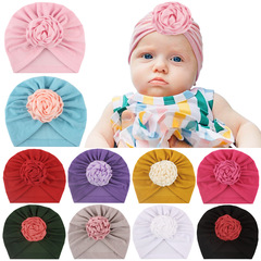 2022 Western and Eastern Children's Hats Autumn and Winter New Baby Flower Hats Newborn Autumn and Winter Supplies