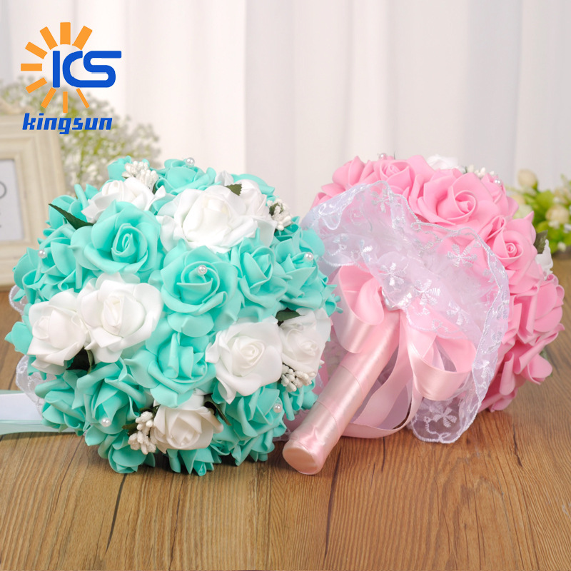 Newly Designed Bridal Bouquets for Western and Eastern Weddings, Artificial Bouquet Balls for Wedding Handflowers, Bulk Marriage Celebration Supplies
