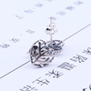 Bracelet, fashionable earrings, silver 925 sample, European style, simple and elegant design