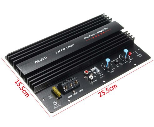 Car 10 inch 12 inch subwoofer power amplifier motherboard 12V high power car audio PA-80D power amplifier board 1000W