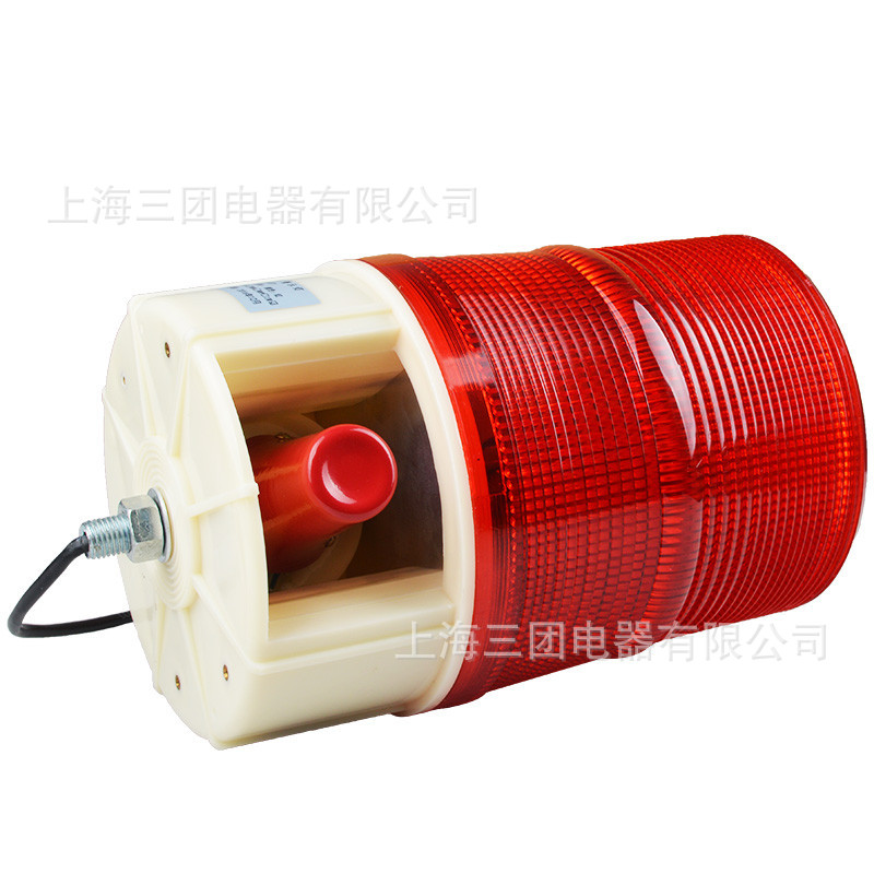 厂家DWJ-10L船用港口起重机声光报警器 220v行车天车声光报警器