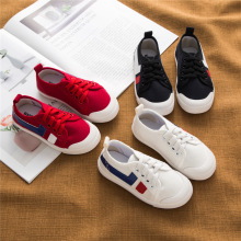 现货外贸速卖通亚马逊热卖童鞋帆布鞋儿童绿色一件代发 L136