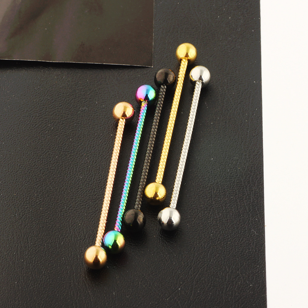 Fashion Solid Color Stainless Steel Ear Studs 1 Piece