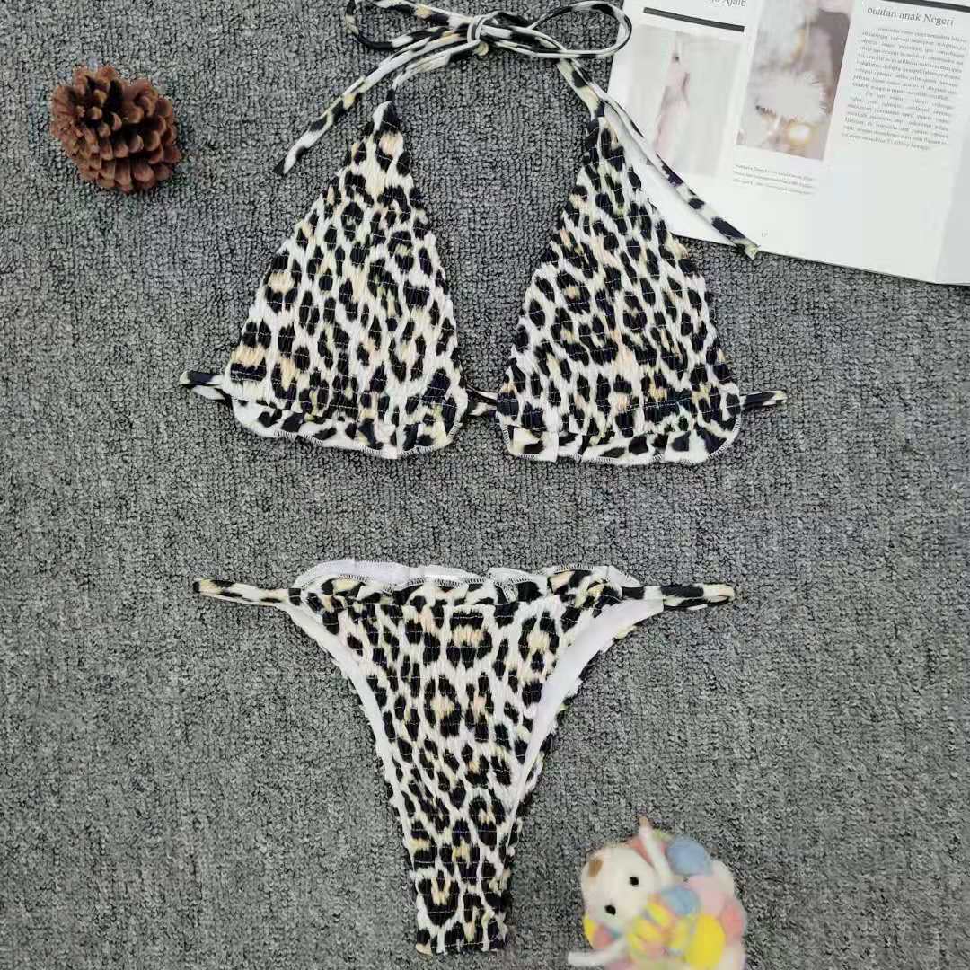 bikinis de leopardo de mujer de moda al por mayor NSZO1574