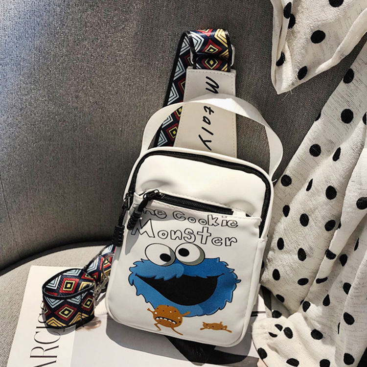 Pechera de Cuero PU con Estampado para Mujer