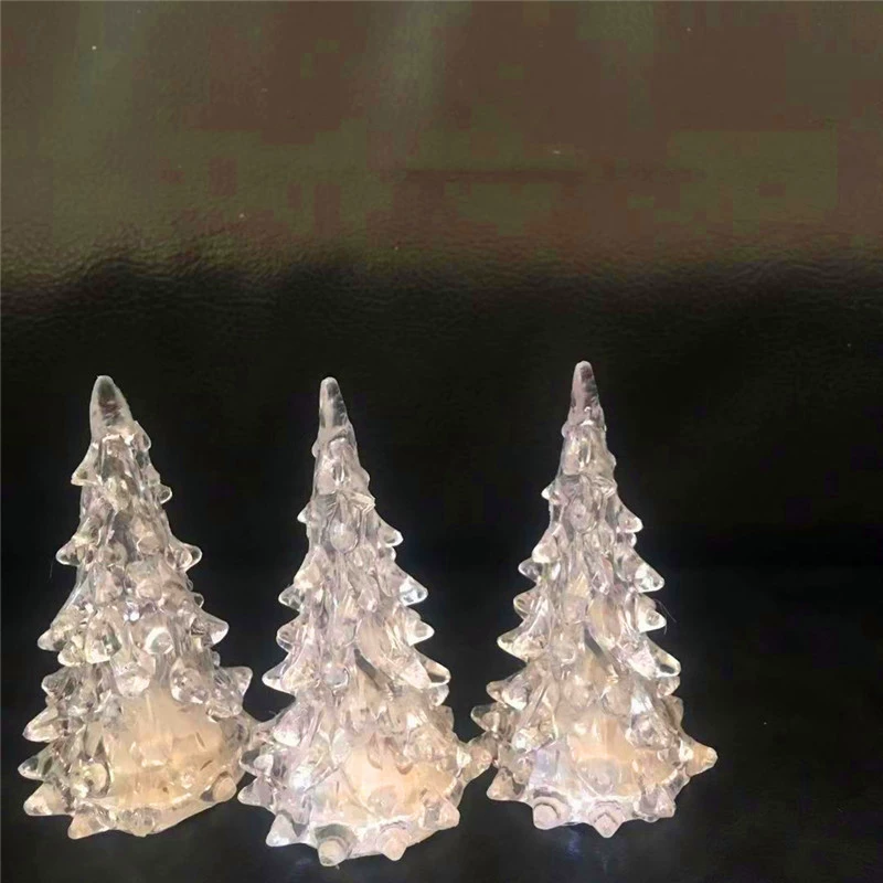 Colorful Aklien Christmas Tree Light Light Colorful Night Lantern Skin Crown Christmas Light 1C 7.5cm