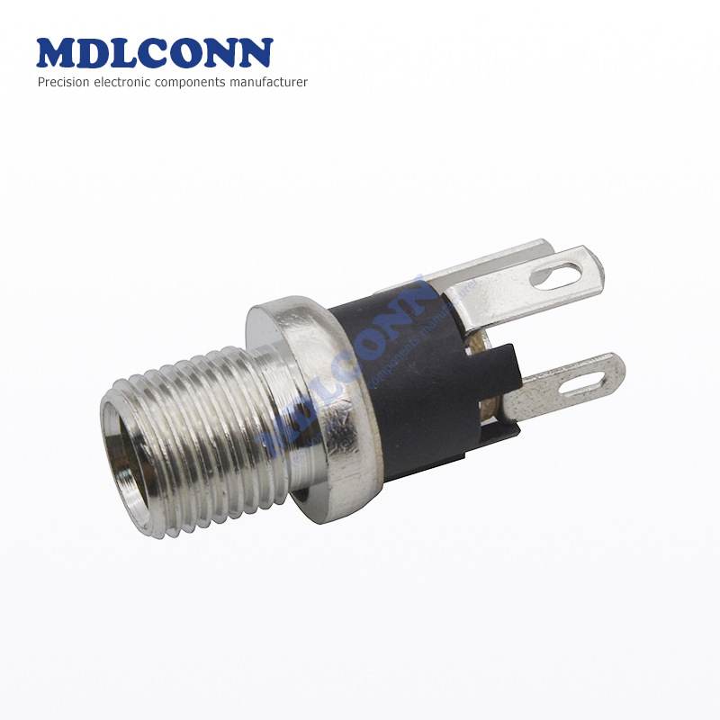 供应全铜大电流充电母座 DC电源插座 螺长L5.5\5.7\8.0\8.5mm