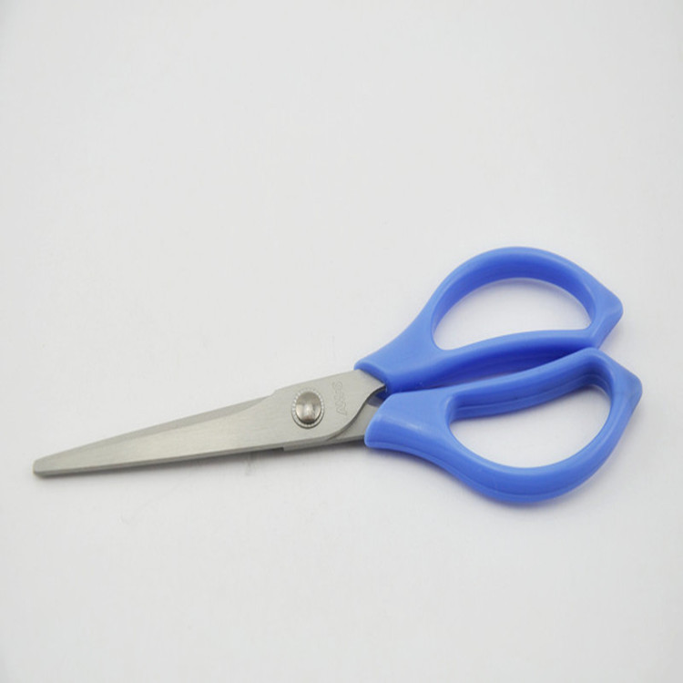 8.25寸塑料柄学校剪 创意DIY手工剪 家用剪刀 不锈钢办公剪绷带剪