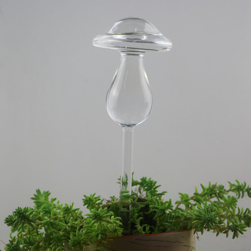 Transparent glass bird flower waterer creative lazy automatic water seepage flower waterer household green plant potted gardening supplies