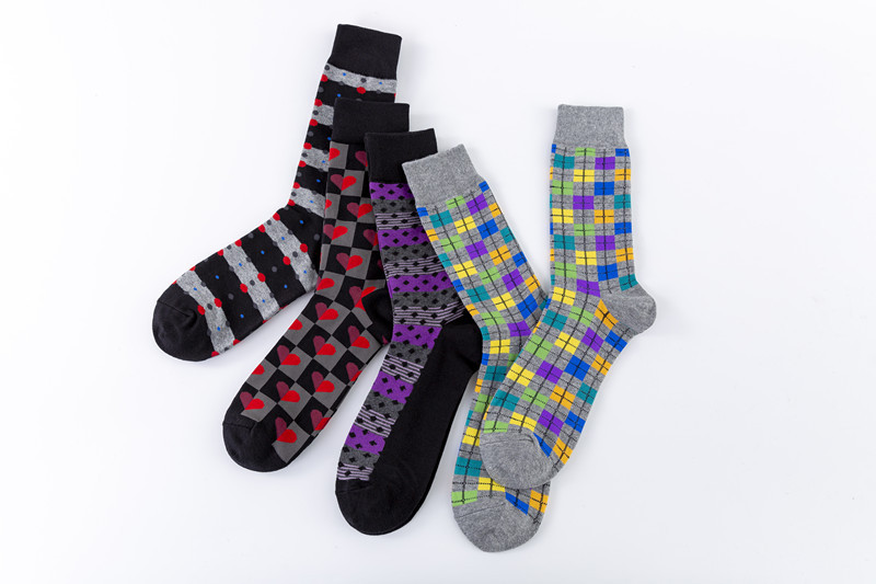 Herren Socken Mit Geometrischem Muster Für Den Modischen Mann_voghion.com