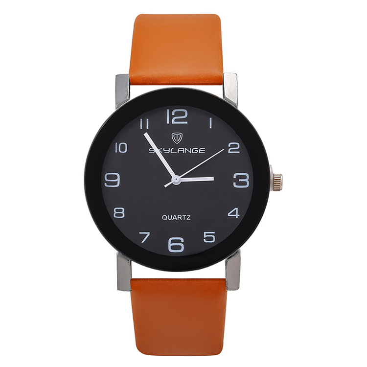 Décontractée Couleur Unie Boucle Quartz Hommes De Montres display picture 1