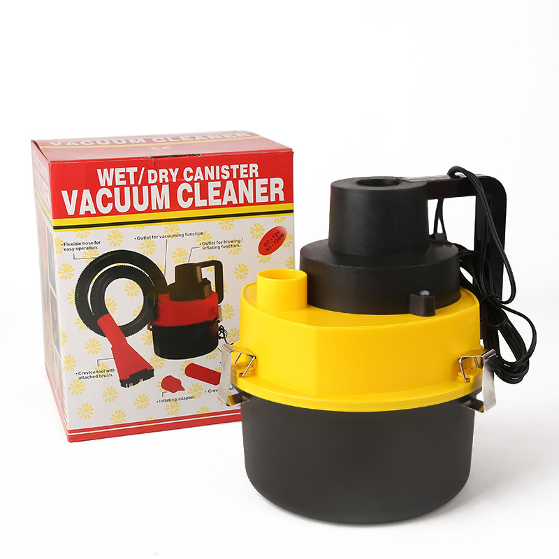 Multifunctional drum high-power car vacuum cleaner 12v wet and dry dual-use car vacuum cleaner large motor portable