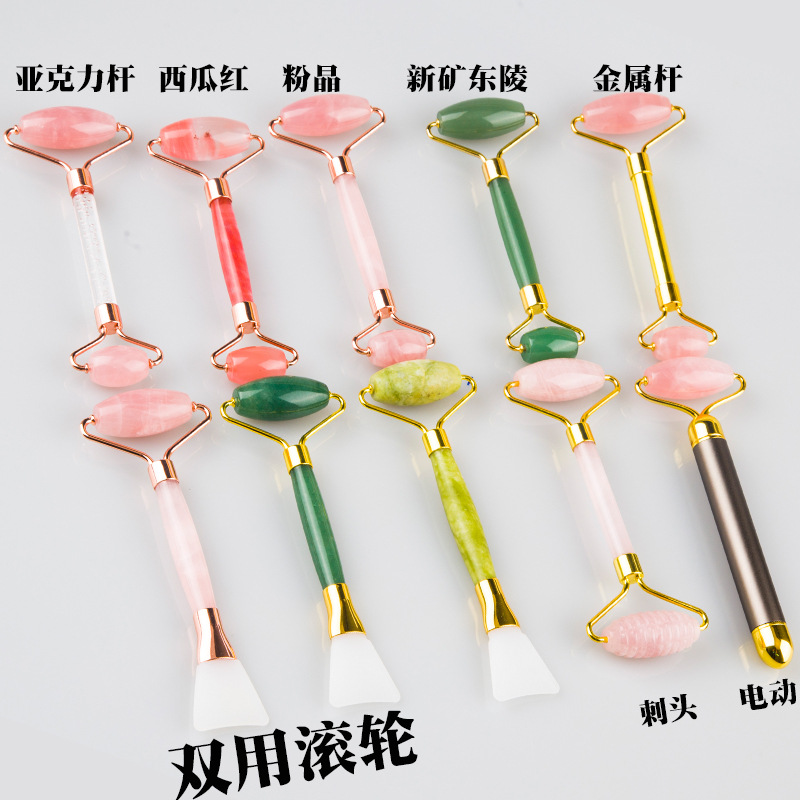 Fuente de fábrica nueva obsidiana belleza Jade joyería artesanía Oficina Decoración Jade rodillo masajeador