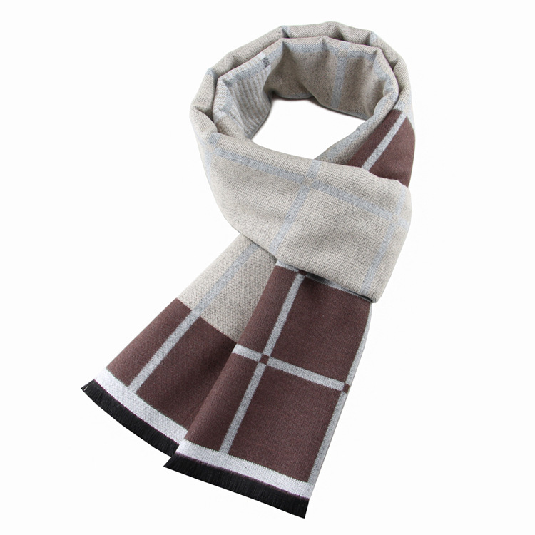 Unisex Simple Style Stripe Imitation Cashmere Tassel Scarf display picture 2