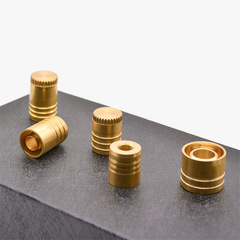 Tea tray drainage copper pipe double ring band screw nut water outlet connector water outlet copper craft faucet drainage outlet tea ceremony zero parts