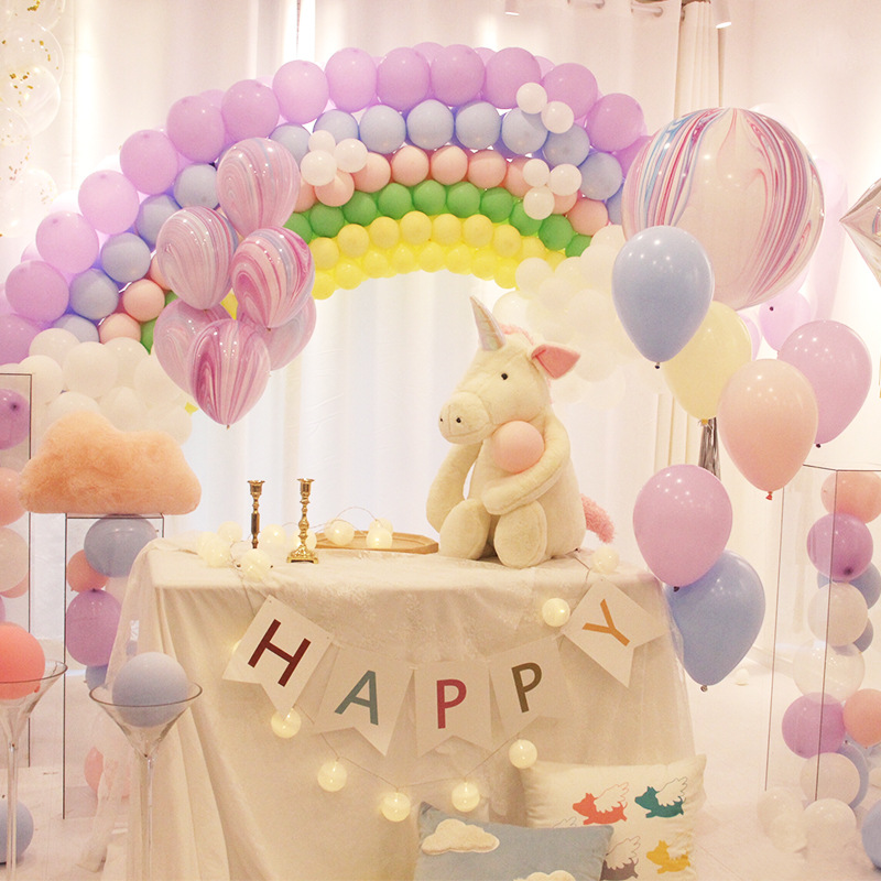 10 Inch 2.2g Latex Balloon Macaron Color Candy Balloon Birthday Party Wedding Wedding Wedding Room Layout