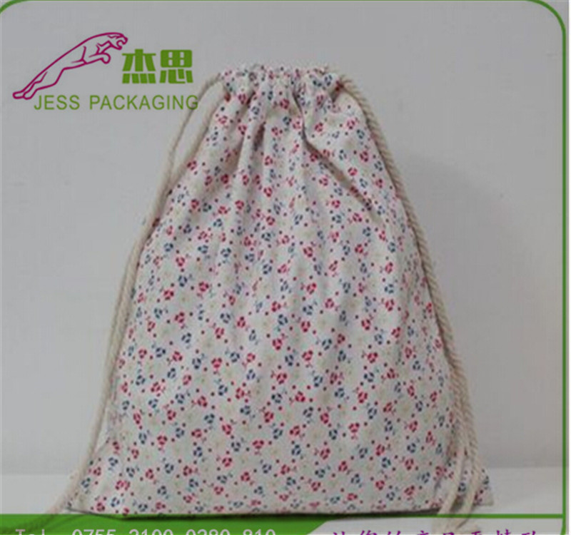 设计新款棉布古玩抽绳束口袋佛珠手串手镯玉器黄金珠宝首饰收纳包