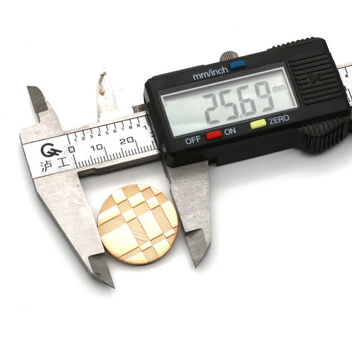 Factory supply suit metal buttons flat round buttons for coats trench coats woolen cardigans suits decorative buttons for women