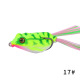 Lifelike Frog Lures 10 colors Soft Plastic Frog Lures  Fresh Water Bass Swimbait Tackle Gear