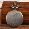 Big quartz pocket watch, retro necklace