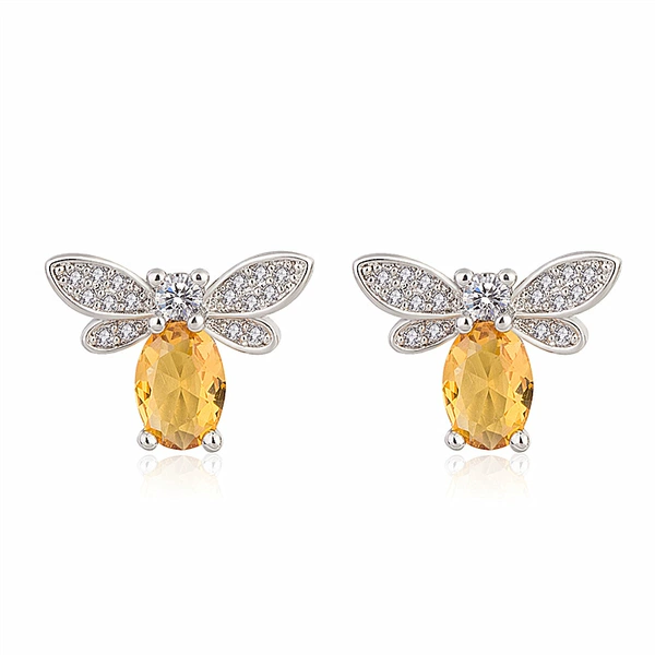 Platinum earrings