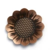 Red copper lotus coin