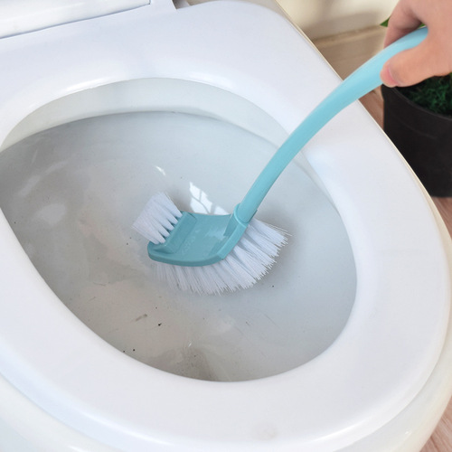 Long handle cleaning brush bathroom toilet brush set soft bristle toilet brush with base toilet brush manufacturer wholesale