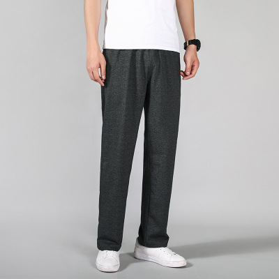 Sports pants trousers summer Thin section men's wear Casual pants pure cotton Easy Straight pants XL sweatpants  Jogging pants
