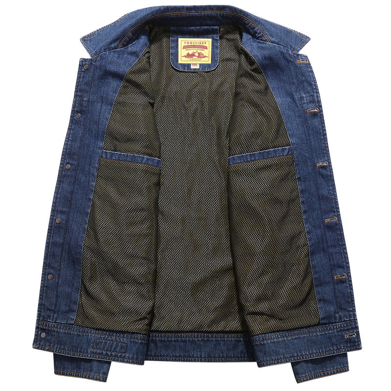 2019 transfronteriza nueva primavera y otoño chaqueta de mezclilla delgada de los hombres de moda guapo todo fósforo casual chaqueta juvenil hombres 3219