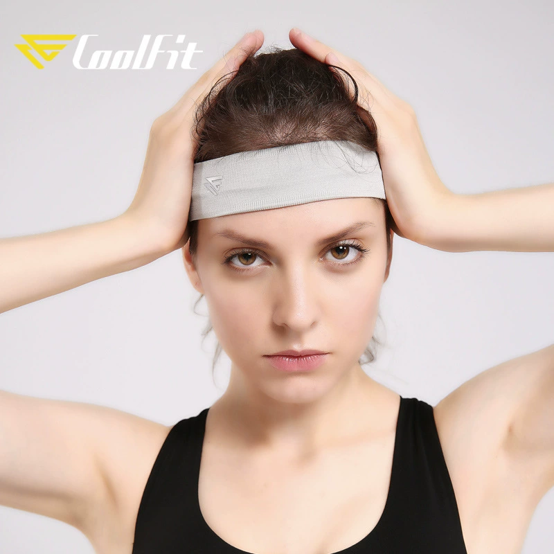 COOLFIT Повязка на голову для мужчин и женщин, нескользящая силиконовая повязка для йоги, анти persp