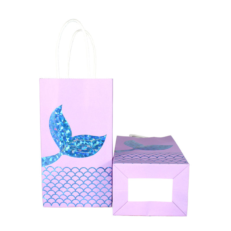 Mermaid Paper Party Gift Bags 1 Piece display picture 12