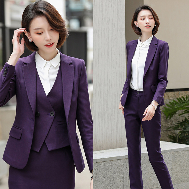 Autumn new fashion professional suit two piece suit