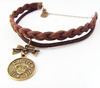 Beads handmade, bronze retro zodiac signs, wholesale