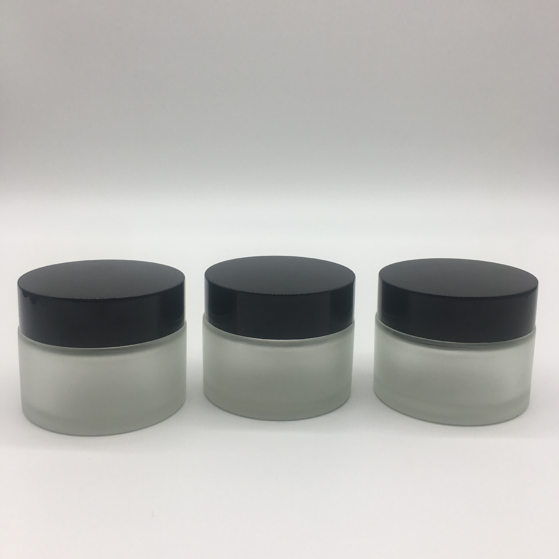 厂家20g30g50g蒙砂玻璃膏霜瓶 面霜眼霜瓶 分装瓶 圆柱瓶可定制