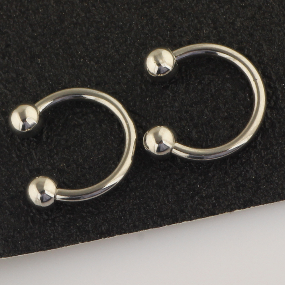 13 Pcs Body Piercing Jewelry Set Nose Ring Nose Stud Lip Ring Industrial Barbell Earrings Stainless Steel Rose Gold detail image 19