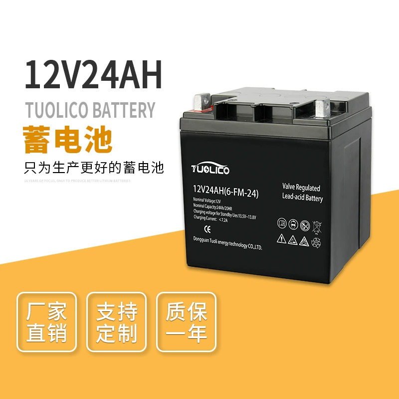 Перезаряжаемый аккумулятор, 12V, 24Ah, 12V