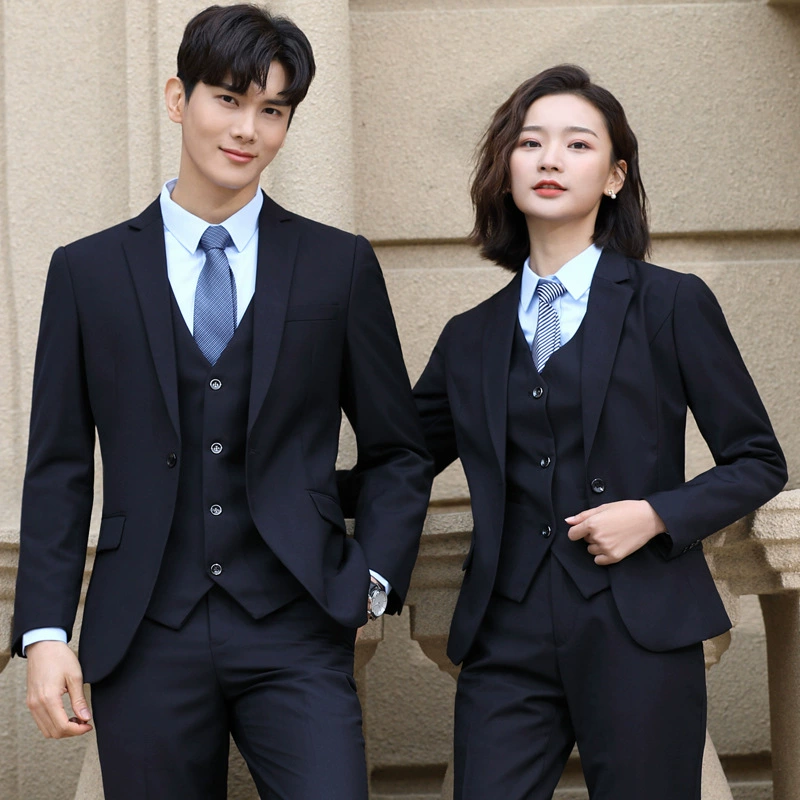 Classic suit jacket for men and women, autumn set for work, slim fit