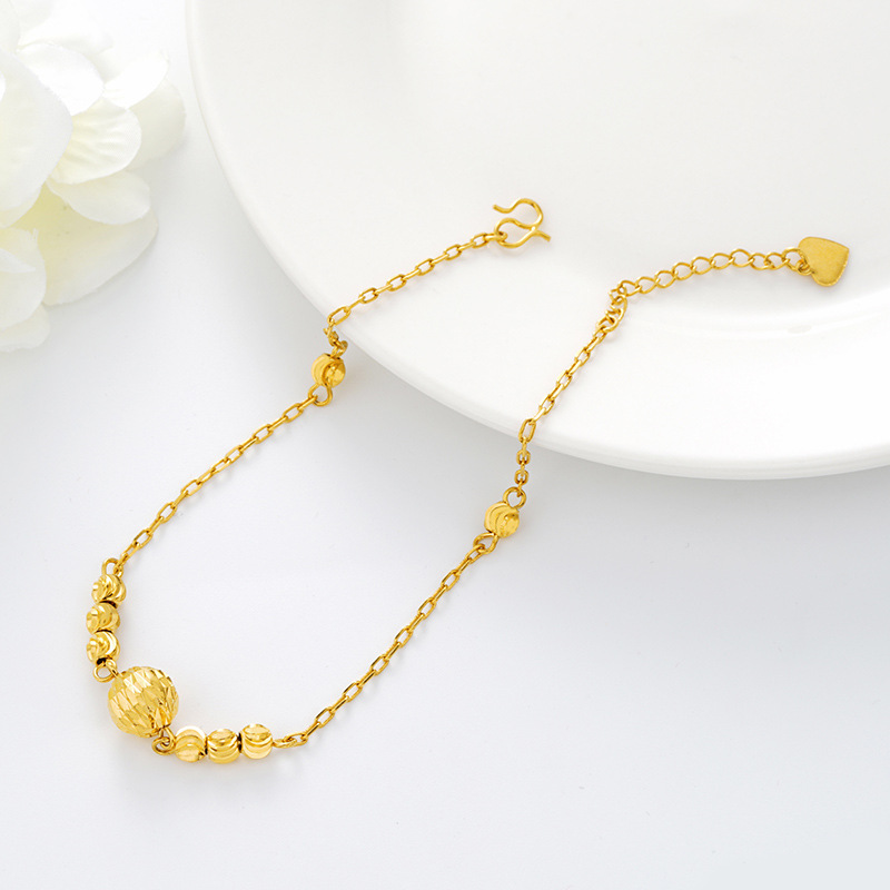 Amazon popular playa Bohemia tobillera arena oro a esmerilado hecho a mano con cuentas estilo étnico tobillera al por mayor