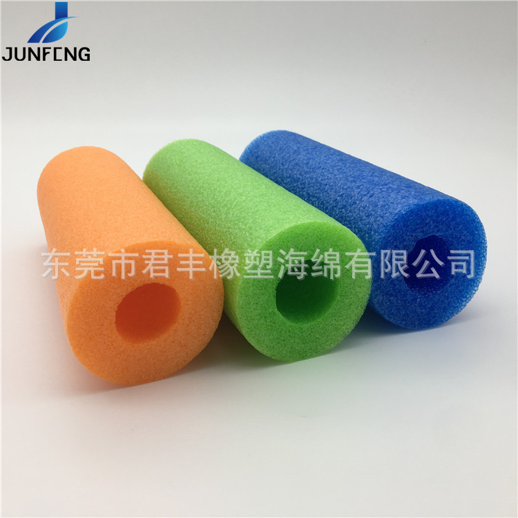橙绿蓝彩色游泳管 epe辅助游泳直径65mm珍珠棉棒 耐用环保