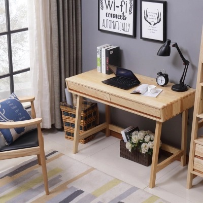 Manufactor Direct selling Ash Solid wood desk With drawers Japanese solid wood desk The computer table Simplicity Study Furniture