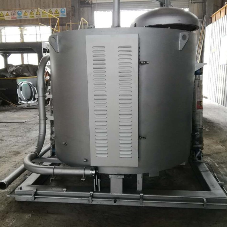 铝渣熔炉 液压倾倒式熔铝炉 燃气燃油熔炼铝炉铝锭机 90度液压炉 