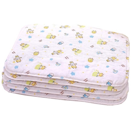Cotton Washable Waterproof Leaky Breathable Newborn Baby Diaper Pad Small Size Diaper Mat