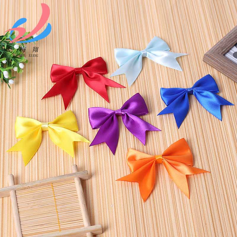 燕尾蝴蝶结包装盒礼盒装饰丝带色蝴蝶结定制 服装辅料蝴蝶结加工