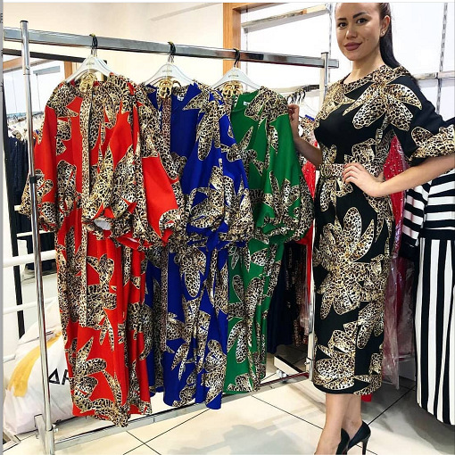 Cross border supply African women's fashion printing slim fit bag hip pile sleeve long dress with big belt Lady Dress