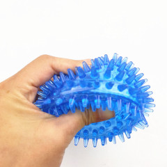 Large, Medium, and Small Dog Teddy Golden Retriever Sound Pet Toy Ball TPR Thick Bumpy Massage Ball Teeth Cleaning and Grinding Ball