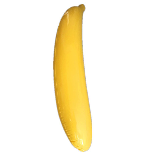 Factory direct sales pvc inflatable banana adult toy bar toy 1.8m banana orange inflatable banana