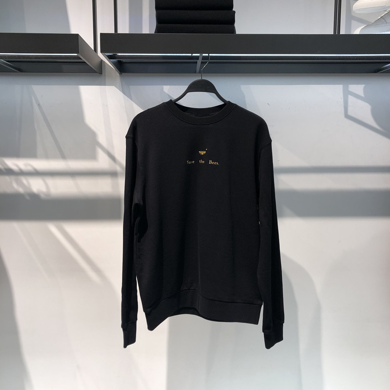 Spot goods 2020 Spring new pattern thickening Little bee black T-shirts Sweater BYBFA1X18