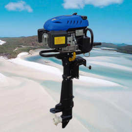 农丰利四冲程船挂机 灵活好用新款船挂机 船用动力舷尾机图片