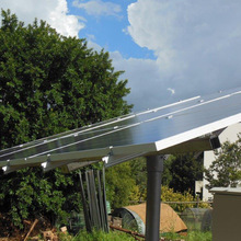 單立柱太陽能光伏支架戶外太陽能板安裝碳鋼架構